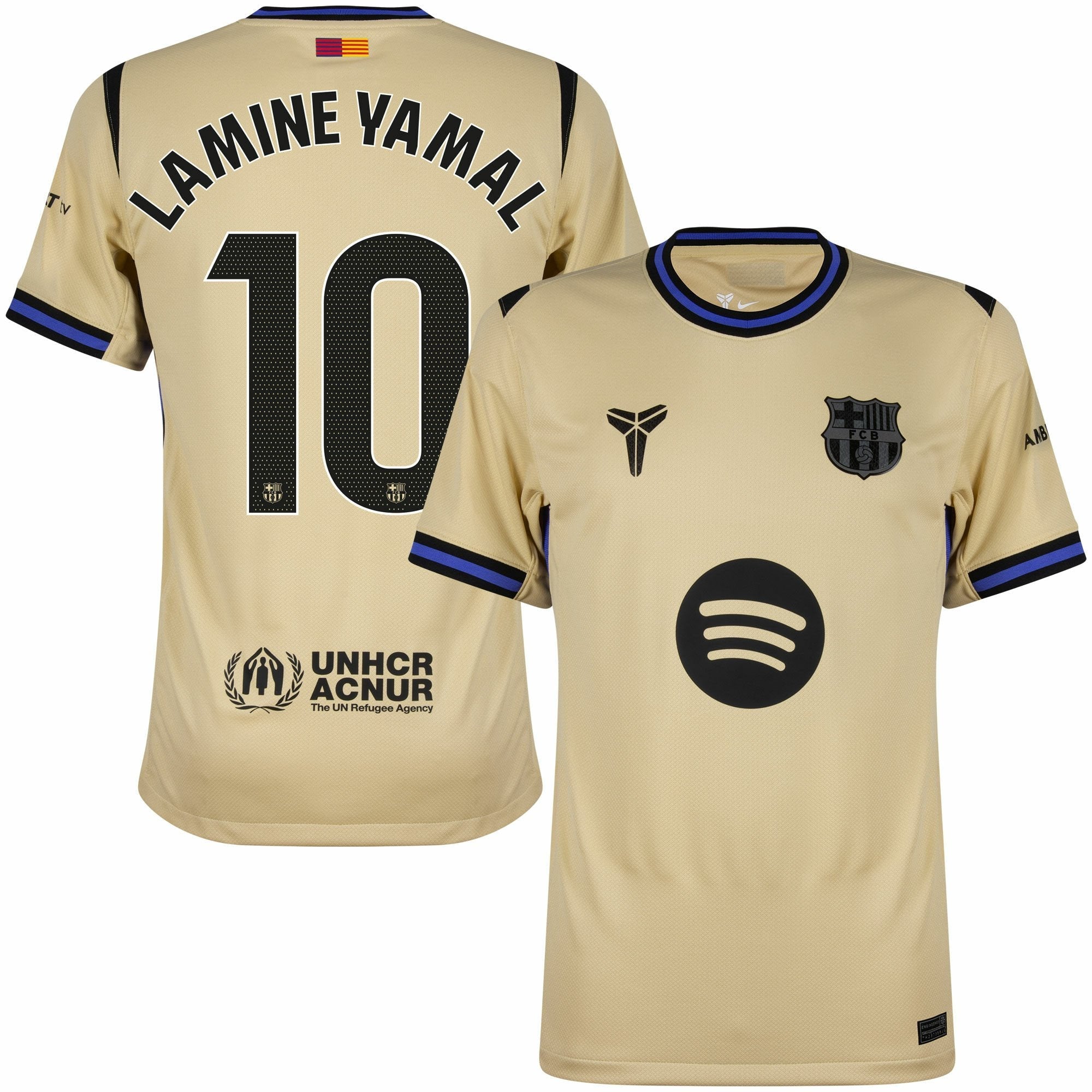 Nike Barcelona x Kobe Away Lamine Yamal 10 Shirt 2025-2026 (La Liga)